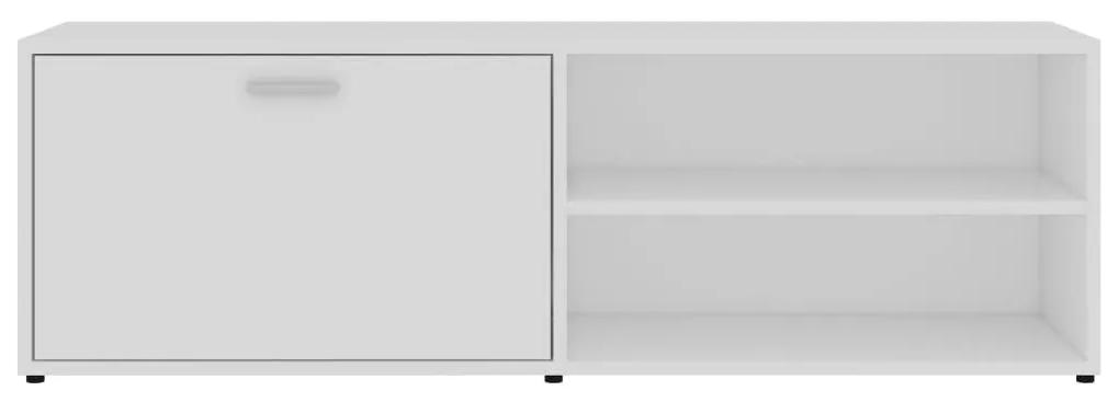 Έπιπλο Τηλεόρασης Λευκό 120 x 34 x 37 εκ. από Μοριοσανίδα - Λευκό