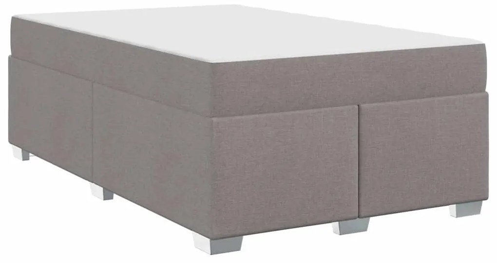 vidaXL Σκελετός Κρεβατιού Taupe 120 x 200 cm ύφασμα