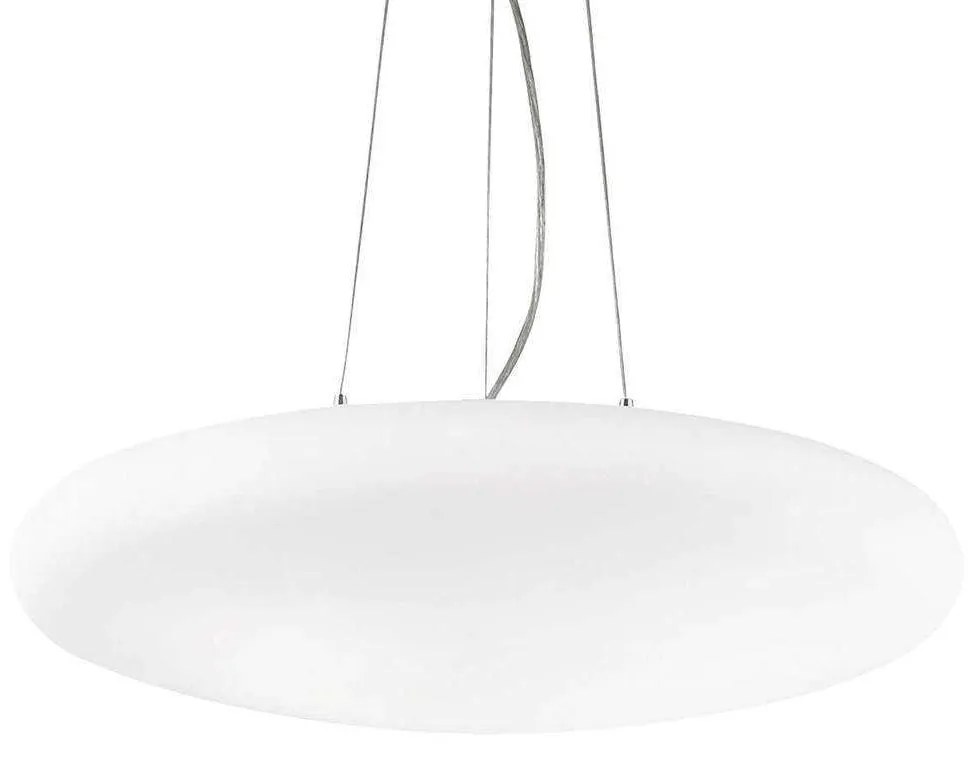 Φωτιστικό Οροφής Smarties 031996 60x22,5/231,5cm 5xE27 60W White Ideal Lux