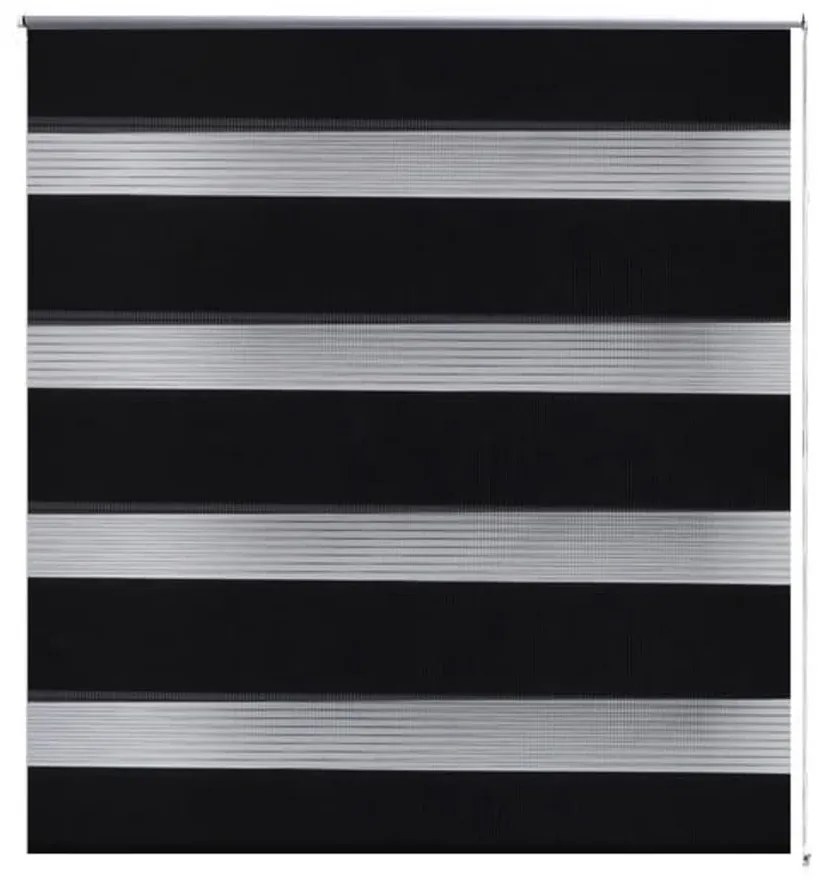 vidaXL Ρόλερ Zebra Μαύρο 90 x 150cm