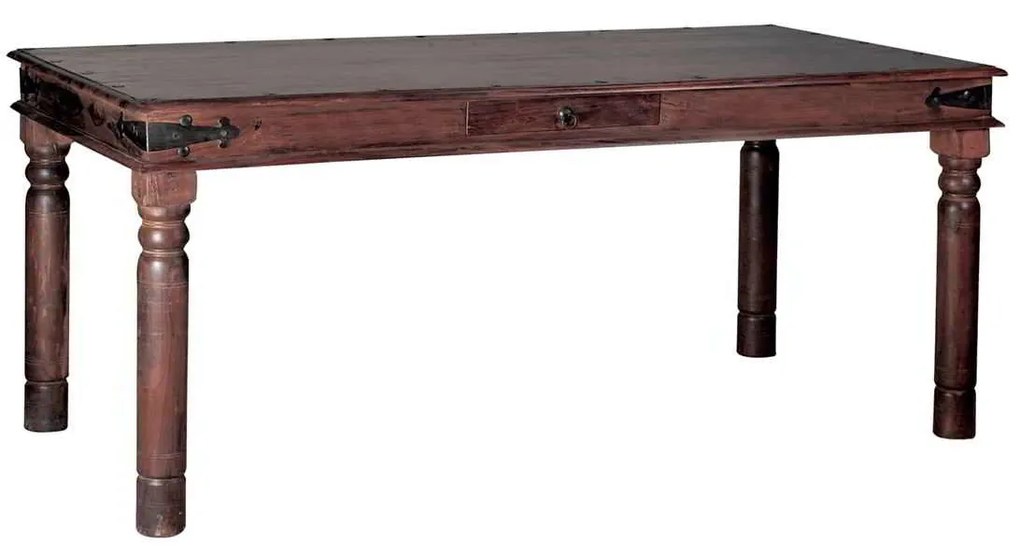 Τραπέζι Ostia 175x90x76cm Καρυδί