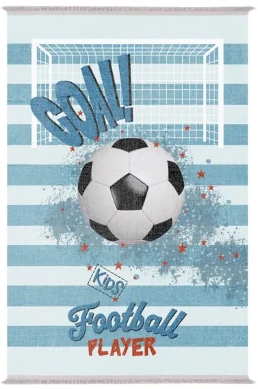 ΠΑΙΔΙΚΟ ΧΑΛΙ ΜΕ ΚΡΟΣΙΑ GOAL ΜΠΛΕ HM7678.21 80Χ150 εκ.