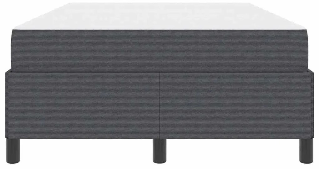 vidaXL Σκελετός Κρεβατιού Σκούρο γκρι 120 x 200 cm Βελούδο