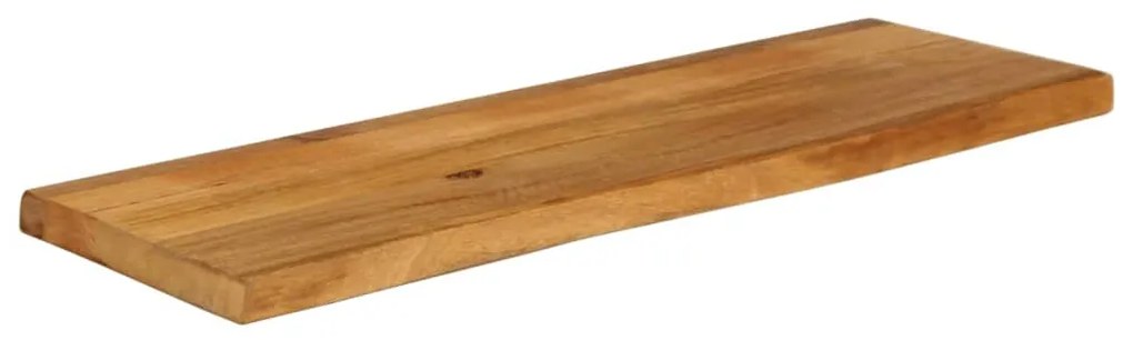 vidaXL Επιφάνεια Τραπεζιού 120x20x3,8 εκ. Live Edge Μασίφ Ξύλο Μάνγκο