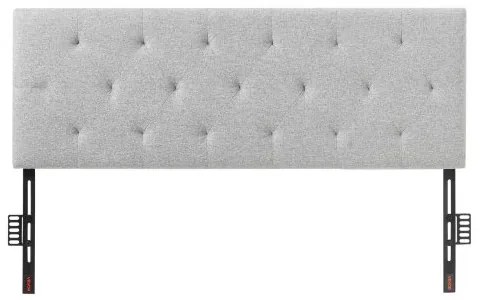 VEVOR Headboard for Full Size Bed with Adjustable Height Sponge &amp; Fabric Grey