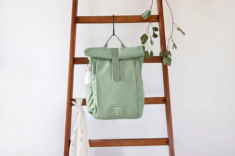 Laessig Σακίδιο πλάτης GRE Rolltop Up Ασημί Πράσινο