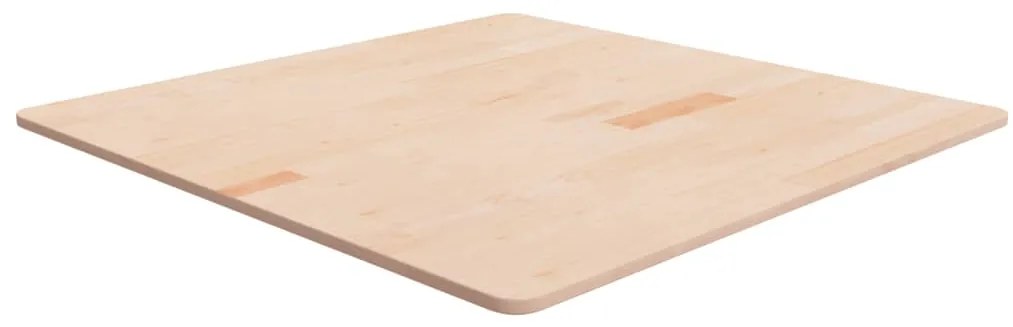 vidaXL Επιφάνεια Τραπεζιού Τετράγωνη 90x90x1,5 εκ. Μασίφ Ξύλο Δρυς