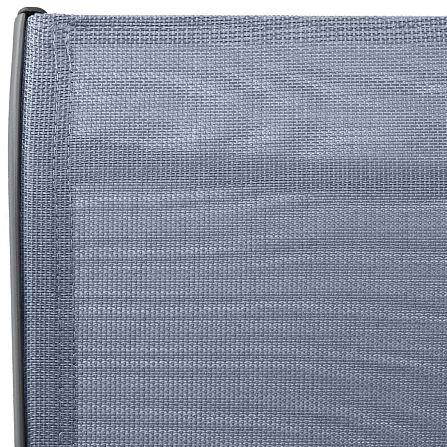 vidaXL Καρέκλες Μπαρ Κήπου 4 τεμ. Γκρι από Textilene