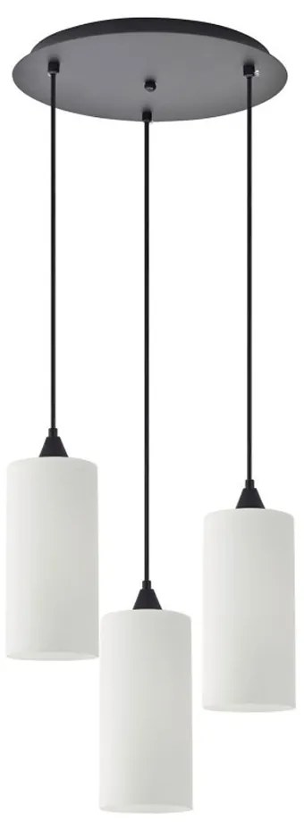 Φωτιστικό Οροφής Κρεμαστό Adept Tube 77-9002 35x300cm 3xE27 60W White Homelighting Μέταλλο,Ύφασμα