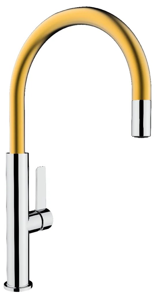 Μπαταρία Νεροχύτη Metallic TEKA Περιστρεφόμενη Easy-Quick FOT 995 3/8”-1/2”TOTAL Brass Collection 116030034