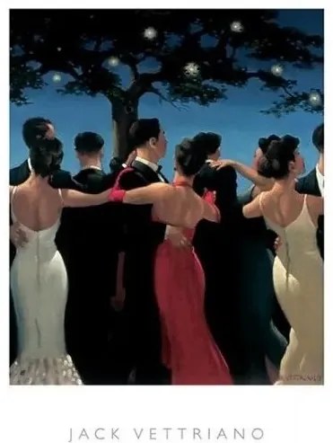 Εκτύπωση τέχνης Waltzers, 1992, Jack Vettriano