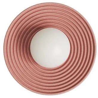 Απλίκα Φωτιστικό Τοίχου 1xE27 Τσιμέντο Φ28,5cm Cible SunLight-CIBLE-28SR-Κόκκινο CIBLE-28SR