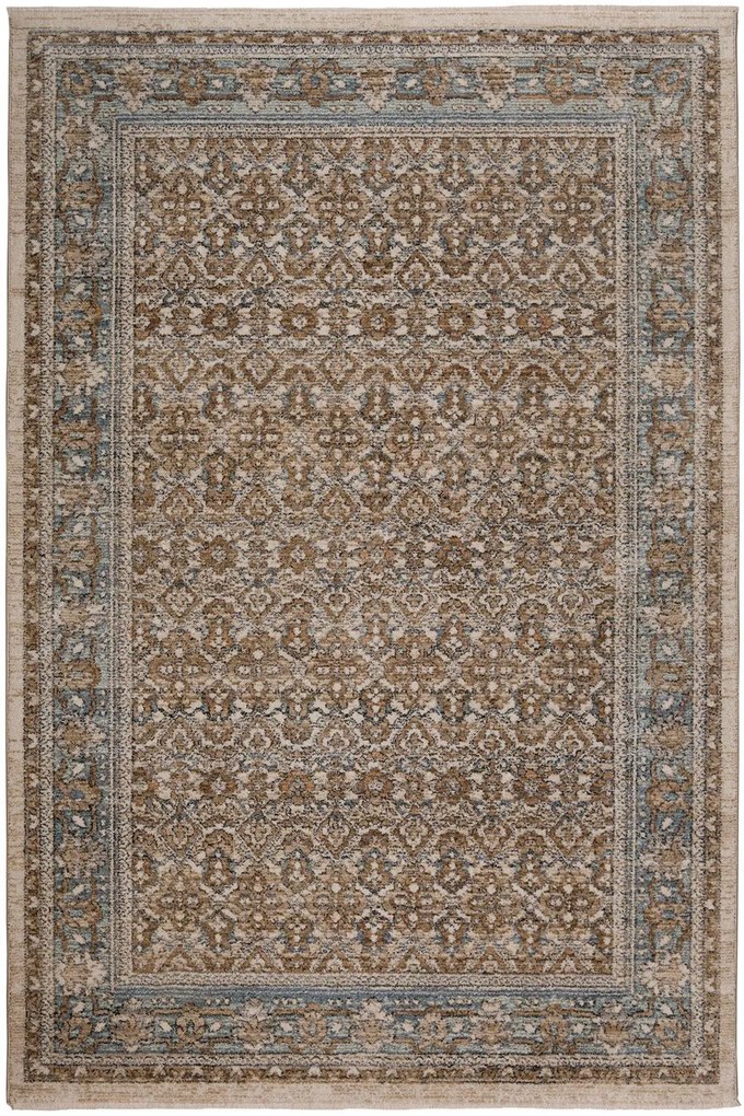 Χαλί Meryland 39126 395 Brown-Blue Βιοκαρπέτ 240X330cm