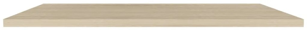 vidaXL Ράφια Τοίχου 2 τεμ. Χρώμα Δρυός 120 x 23,5 x 3,8 εκ. MDF