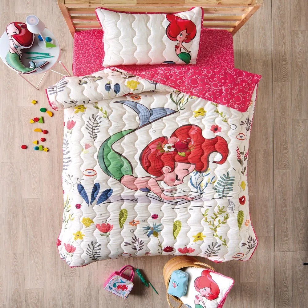 Κουβερλί Παιδικό Pady (Σετ 2τμχ) Multi Kentia Μονό 160x220cm Microfiber-Polyester