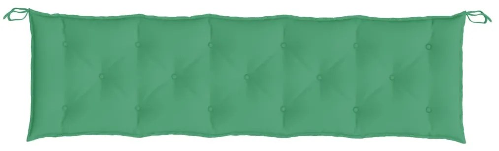 vidaXL Μαξιλάρι Πάγκου Κήπου Πράσινο 180x50x7 εκ. Ύφασμα Oxford