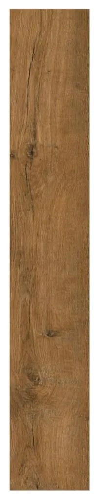 vidaXL Πάνελ Τοίχου Ξύλινη Εμφάνιση Καφέ 4,12 μ² από PVC