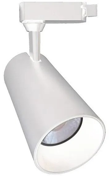 Σποτ Ράγας LED 20W 3000K Μονοφασικό Φ6,5 Epistar Spotlight-6458-Λευκό 6458