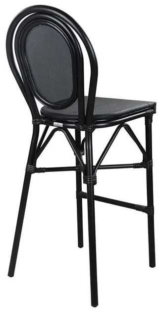 ΣΚΑΜΠΟ ΑΛΟΥΜΙΝΙΟΥ AZARIA HM5060 BAMBOO LOOK ΜΑΥΡΟ ΜΕ TEXTLINE 44x52x115Υεκ.
