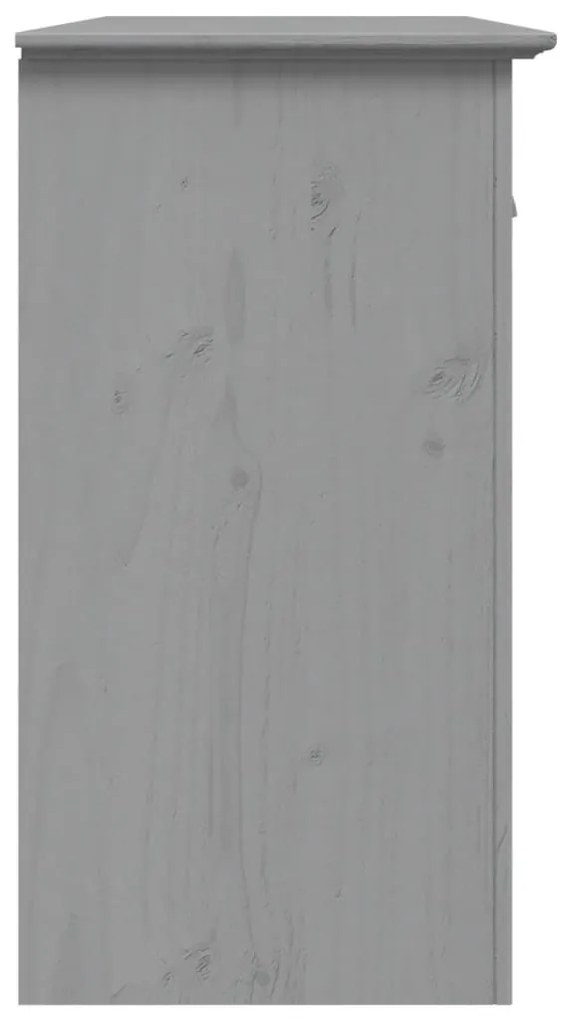 Μπουφές BODO Γκρι 115,5x44x80 εκ. από Μασίφ Ξύλο Πεύκου - Γκρι