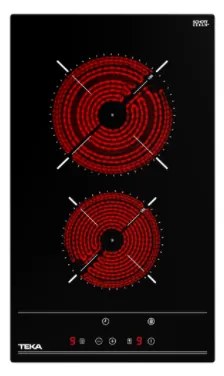 Teka TBC 32010 BK TTC Μαύρο Κεραμικό Πλατώ Εστιών Domino 30cm
