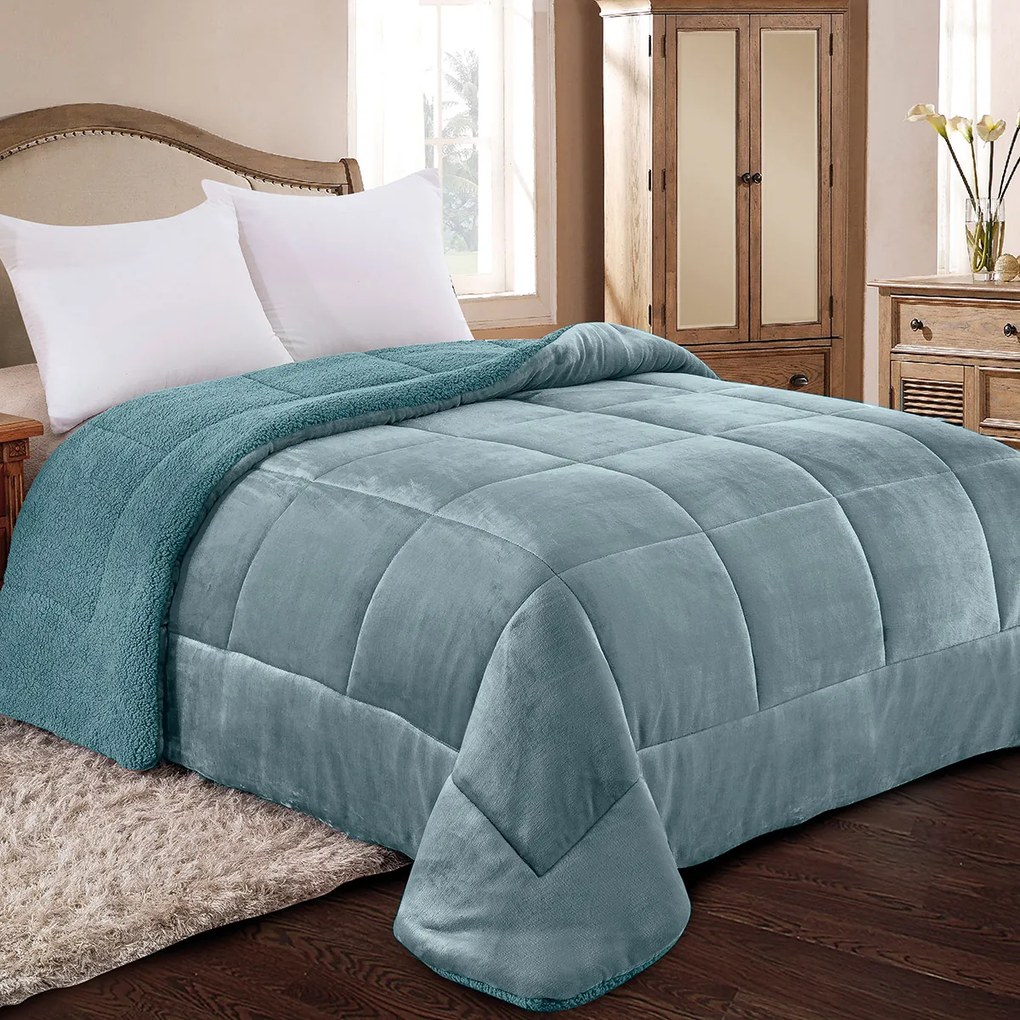 Κουβερτοπάπλωμα Flannel/Sherpa 220×240 ADAM HOME (805) LAGUNA 220X240