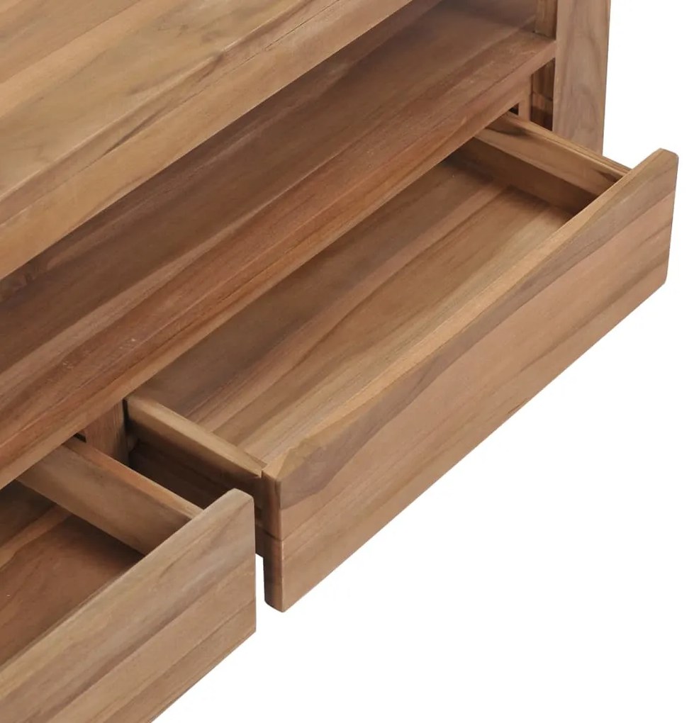 vidaXL Έπιπλο Τηλεόρασης 120 x 30 x 40 εκ. από Μασίφ Ξύλο Teak