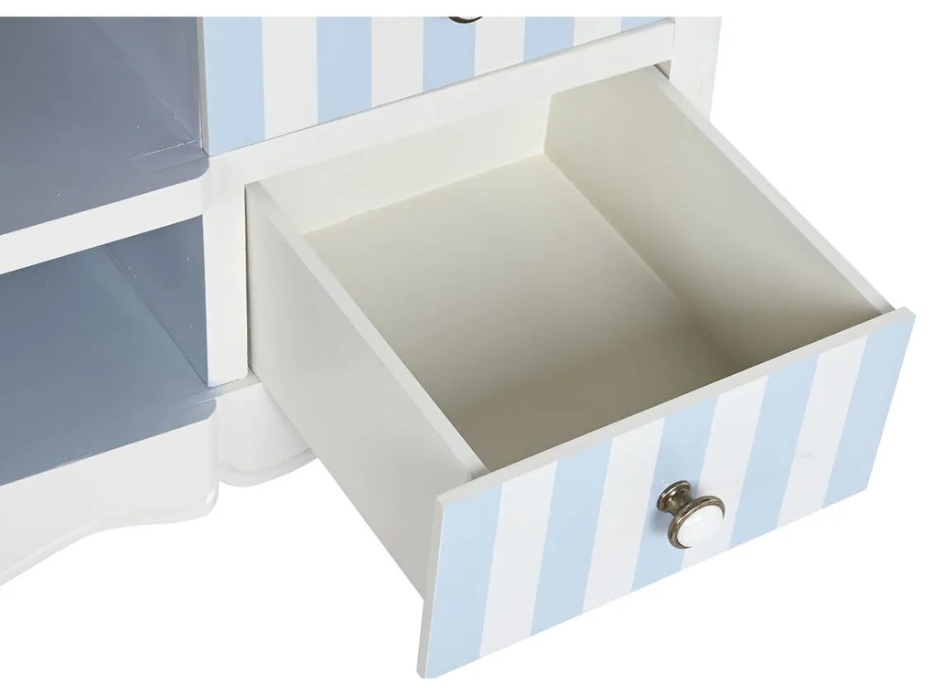 Τηλεόραση DKD Home Decor Λευκό Sky μπλε (120 x 48 x 60 cm)