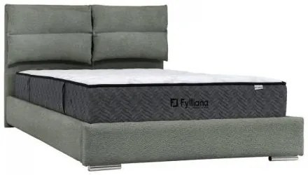 ΔΙΠΛΟ ΚΡΕΒΑΤΙ Fylliana Andros ΛΑΔΙ ΧΡΩΜΑ 175x214x115εκ (160x200) 887-225-019