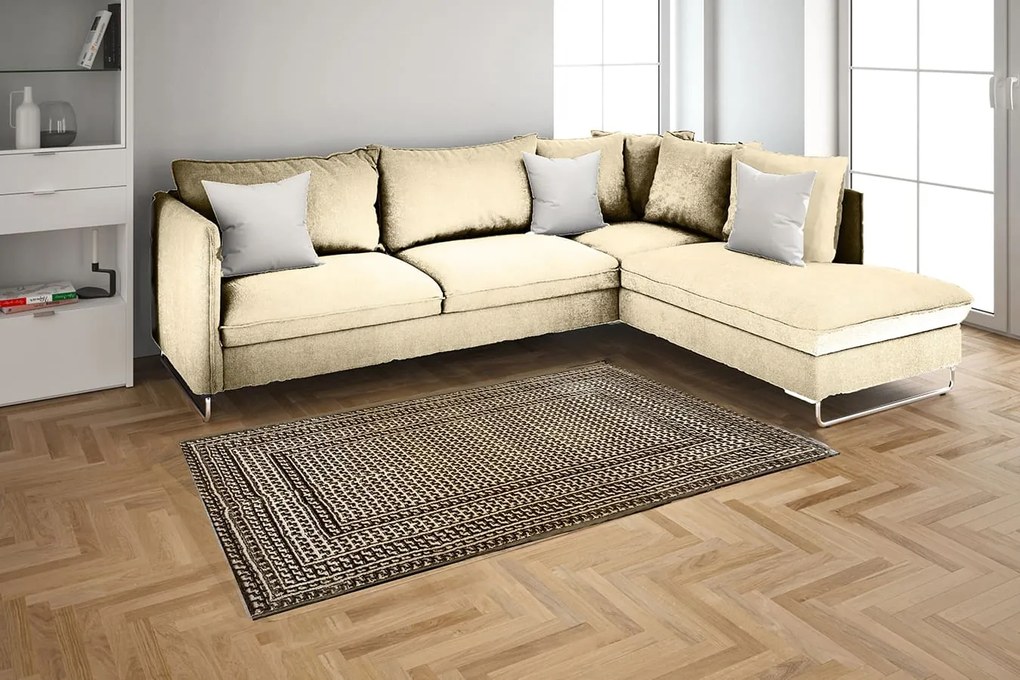 United Carpet Μοντέρνο Χαλί Ακρυλικο 200x290 - Zeus Καφέ