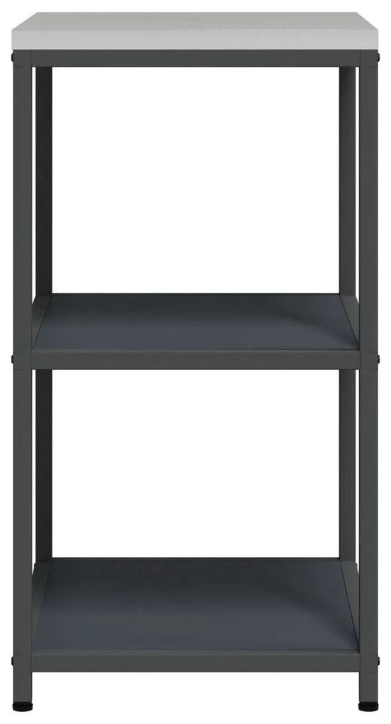 vidaXL Ράφι Αποθήκευσης Κουζίνας Ανθρακί 60 x 50 x 92 εκ. Ατσάλι