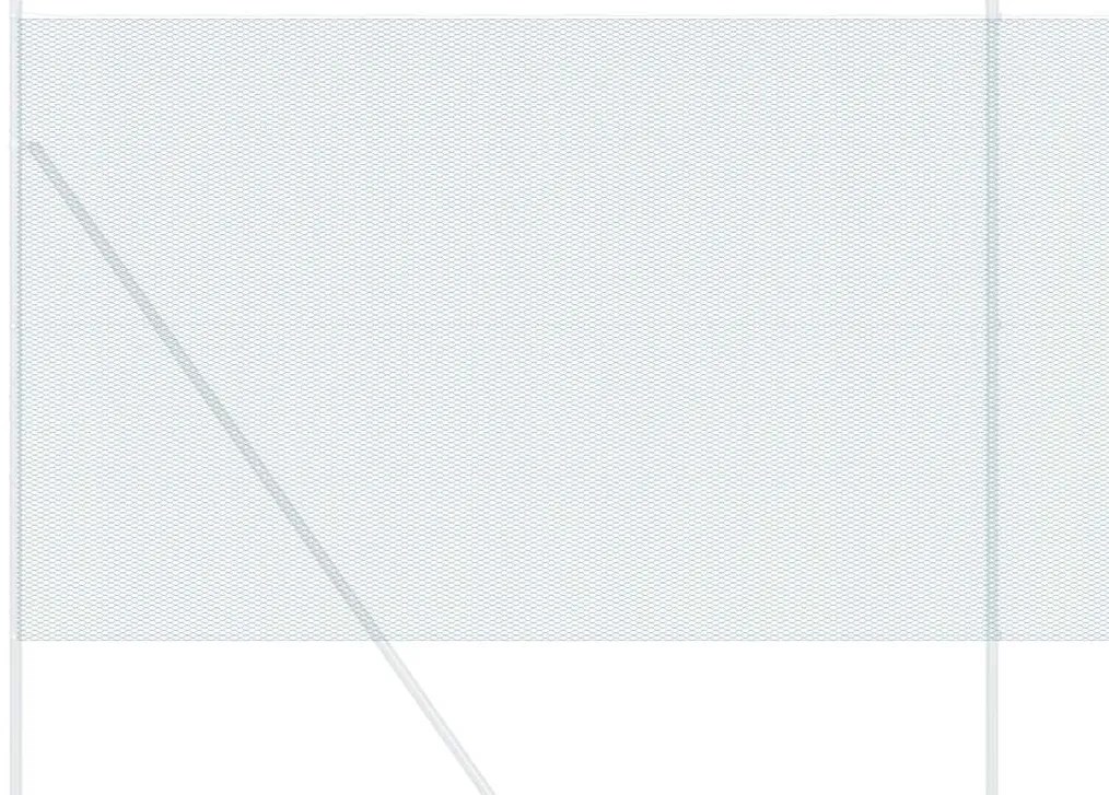 vidaXL Εξαγωνικός φράχτης Πράσινο 1.6 x 10 m Ατσάλι