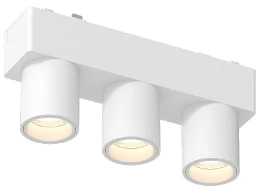 Φωτιστικό LED 6W 3CCT για Ultra-Thin μαγνητική ράγα σε λευκή απόχρωση D:12,2X2,6X5,5cm (TMU0090-White)