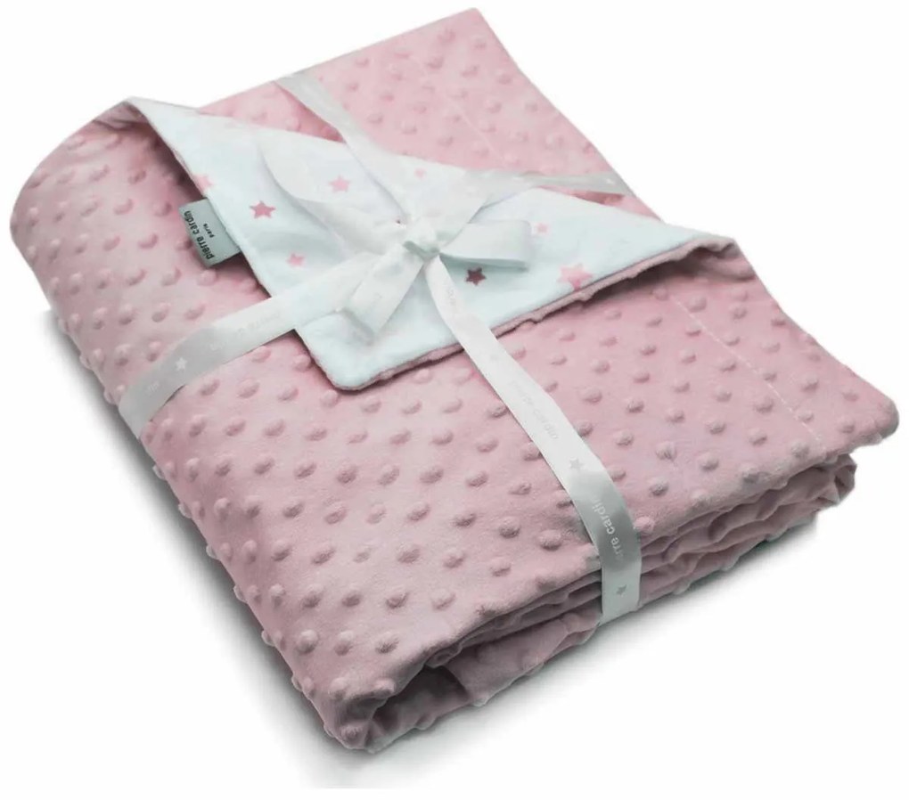 Κουβέρτα Βελουτέ Κούνιας (110x140) Pierre Cardin Toppy Pink