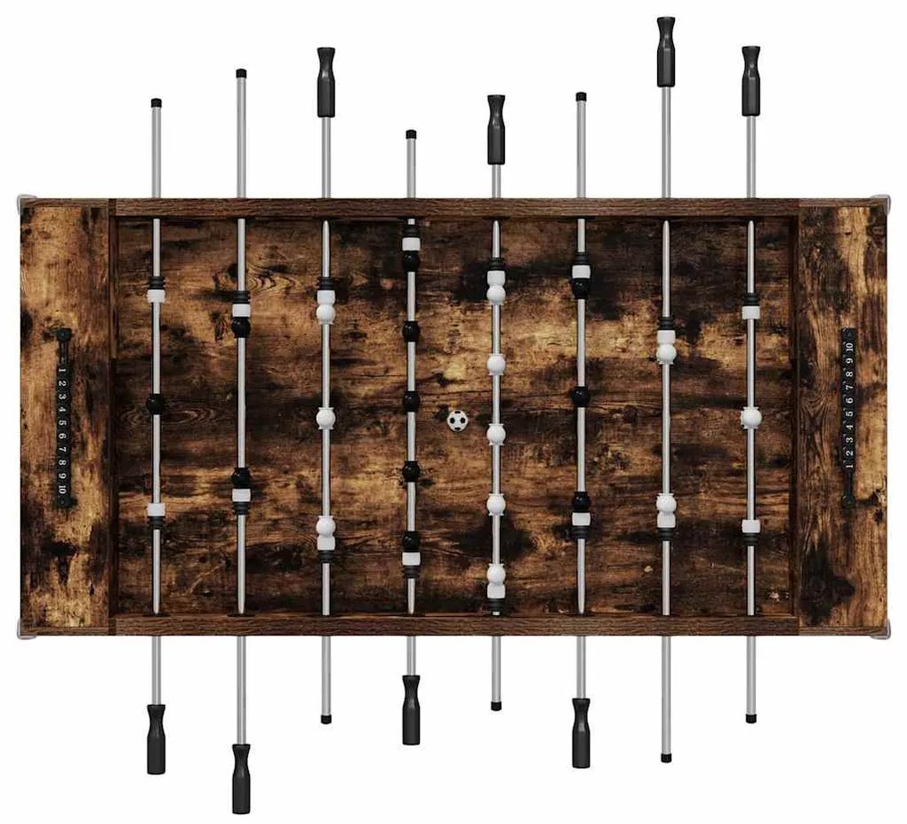 vidaXL Τραπέζι Ποδιού 2 pcs Καπνιστό Δρύς 146,5 x 74 x 85 εκ.