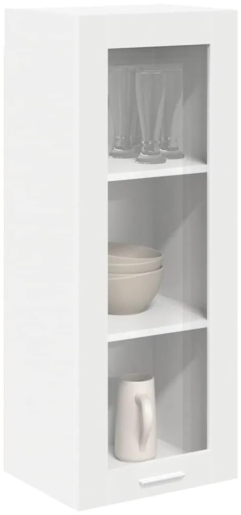 vidaXL Κρεμαστό ντουλάπι Λευκό 40 x 31 x 100 εκ. Επεξεργασμένο ξύλο