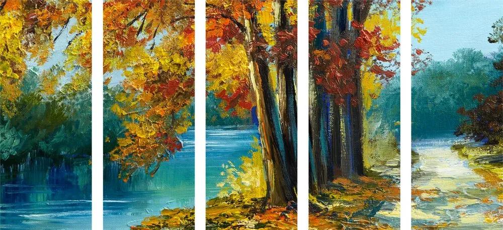 5 μέρη εικονίζονται βαμμένα δέντρα σε χρώματα του φθινοπώρου - 200x100