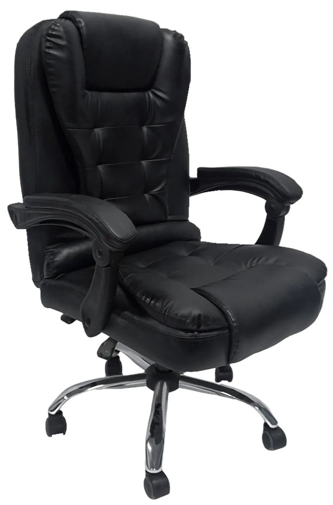 ΚΑΡΕΚΛΑ ΓΡΑΦΕΙΟΥ LAGOM HM1198 ΜΑΥΡO PVC-ΜΕΤΑΛ.ΒΑΣΗ-ΜΑΥΡΟΣ ΣΚΕΛΕΤΟΣ 60x70x104Υεκ