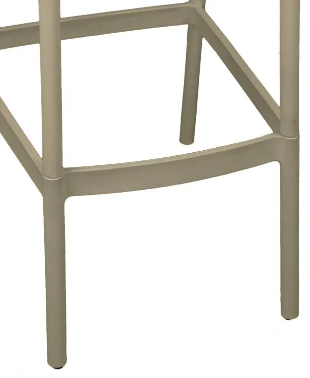 Σκαμπό μπαρ Zoi pp σε απόχρωση cappucino 36x56x87 εκ. 36x56x87 εκ.