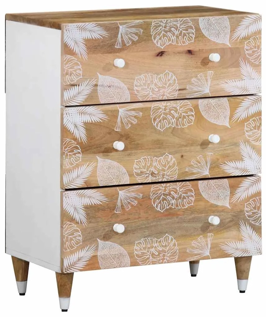 vidaXL Sideboards 2 τεμάχια 60x33,5x75 cm μασίφ ξύλο Mango