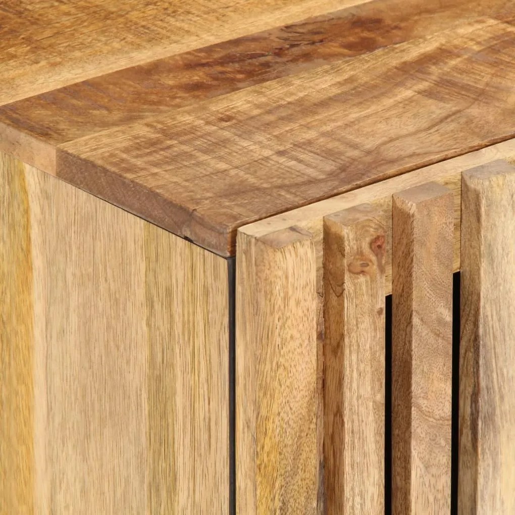 vidaXL Έπιπλο Τηλεόρασης 105 x 34 x 46 εκ. Μασίφ Ακατέργ. Ξύλο Μάνγκο