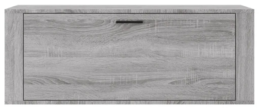 vidaXL Παπουτσοθήκη Επιτοίχια Sonoma Γκρι 100x35x38 εκ. Επεξ. Ξύλο