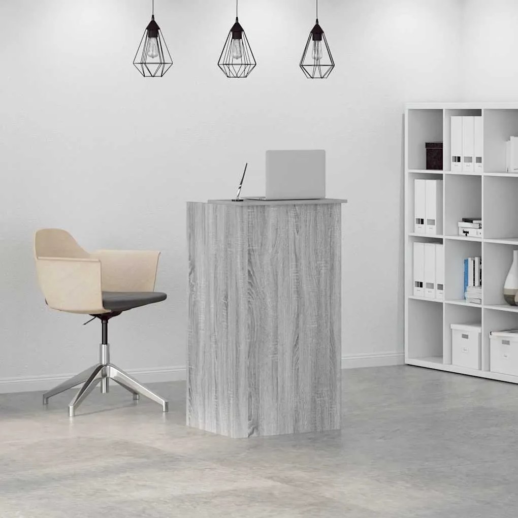vidaXL Γραφείο υποδοχής 55x50x103,5 εκ. Επεξεργασμένο Ξύλο