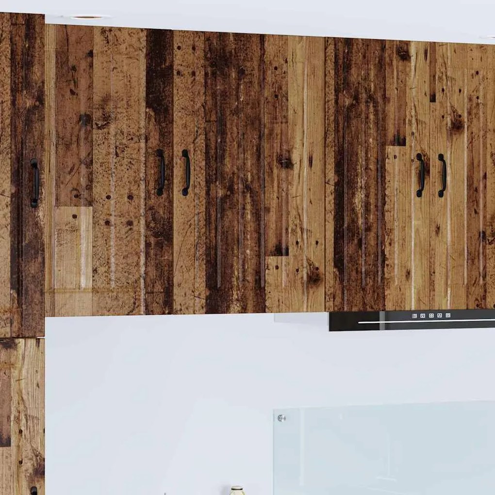 vidaXL Κρεμαστό ντουλάπι κουζίνας με ράφι Παλιό Ξύλο 50 x 31 x 80 εκ.