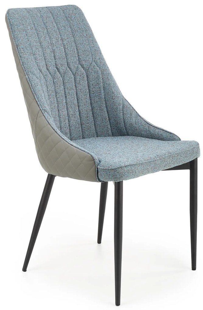 K448 chair color: blue / light grey DIOMMI V-CH-K/448-KR-NIEBIESKI