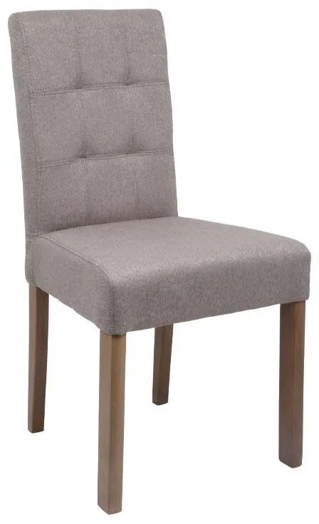 Καρέκλα Τραπεζαρίας NEW Τ-12 Fylliana Μπέζ με Grey Oak πόδια 45x45x90εκ. 2αδα 45x45x90 εκ.
