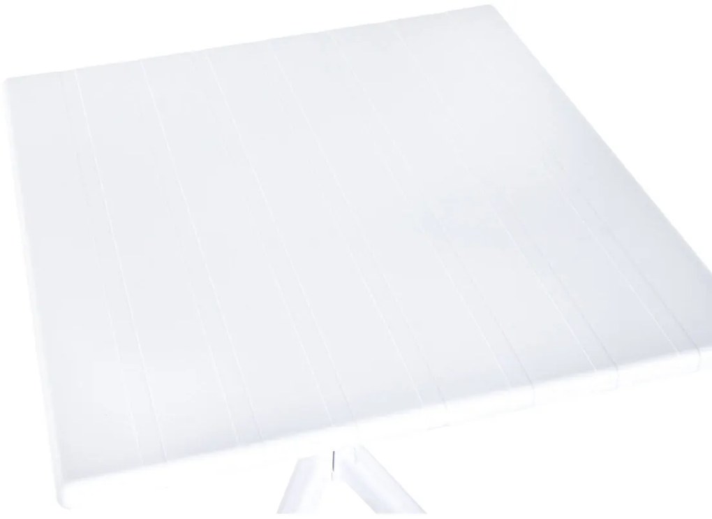 Τραπεζαρία Home ESPRIT Λευκό Μέταλλο πολυπροπυλένιο 70 x 70 x 75 cm