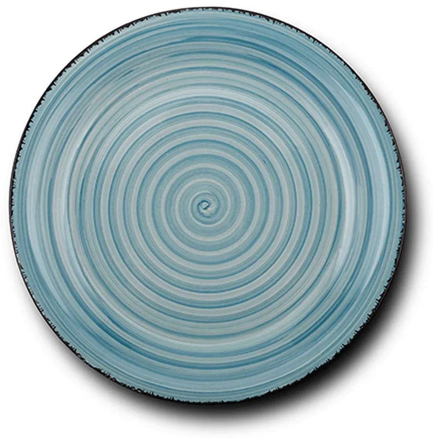 Πιάτο Ρηχό Lines 10-099-221 Φ27cm Blue Nava Κεραμικό