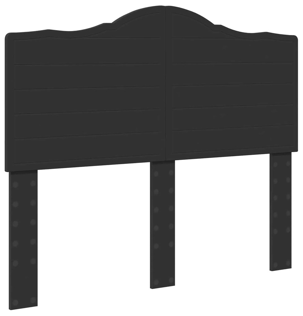 vidaXL Σκελετός Κρεβατιού Μαύρο 120 x 190 cm Στερεά ξυλεία πεύκου