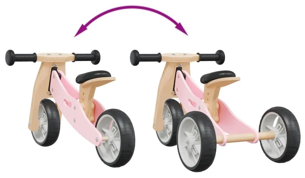 Ποδήλατο Ισορροπίας για Παιδιά 2 σε 1 Ροζ - Ροζ